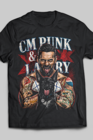 CM Punk & Larry Graphic Tee