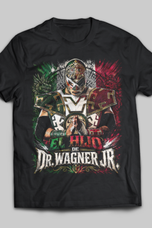 El Hijo de Dr. Wagner Jr. Aztec Warrior Graphic Tee