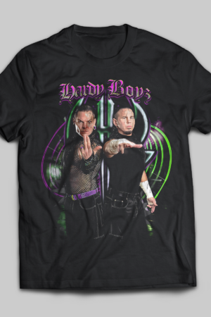 The Hardy Boyz Graphic Black Tee