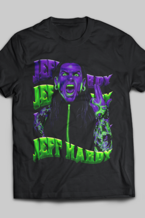 Jeff Hardy Neon Glow Graphic Tee