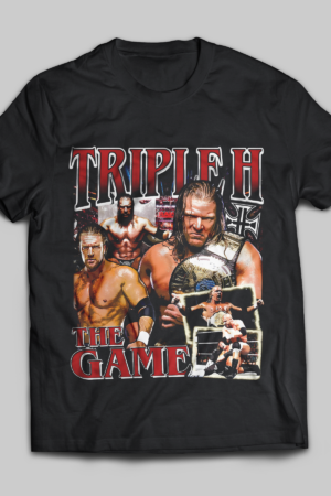 Triple H Graphic Black Tee