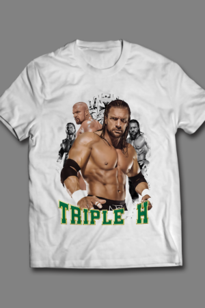 Triple H Graphic White Tee