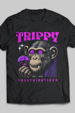 Trippy Ape Graphic Tee