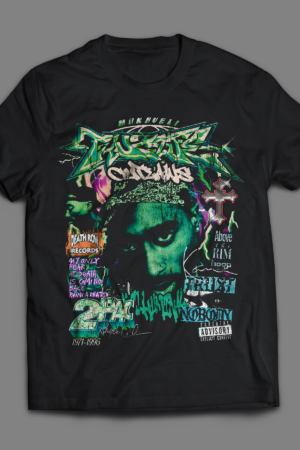 2Pac Graphic Black Tee