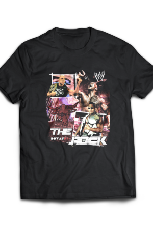 The Rock Black Tee