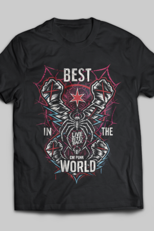 Aj Lee & Cm Punk Logo Tee