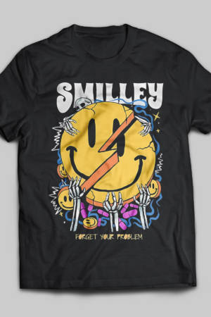 Broken Smiley Graphic Tee