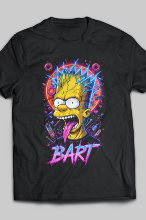 Crazy Bart Graphic Tee