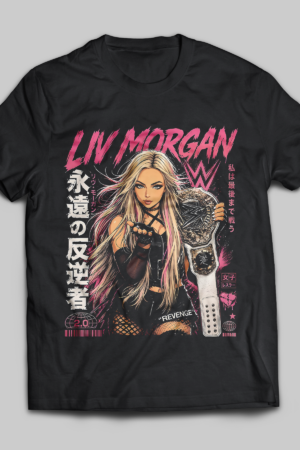Liv Morgan Anime Graphic Tee