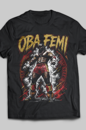 Oba Femi Graphic Black Tee