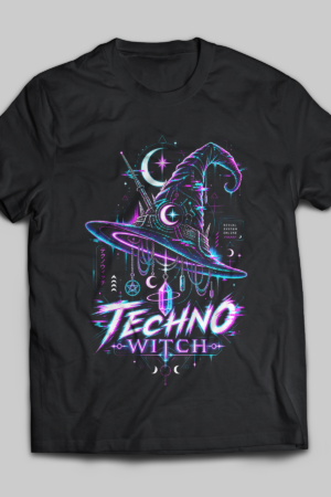 Techno Witch Graphic Tee