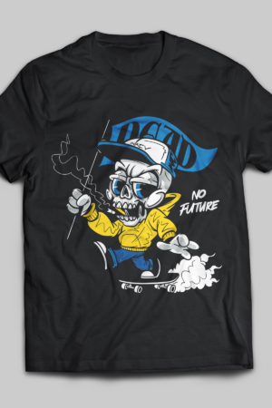 No Future Black Tee