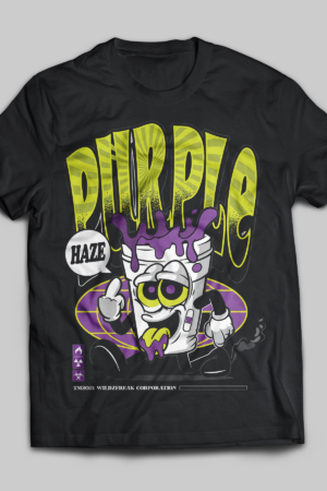 Purple Haze Black Tee