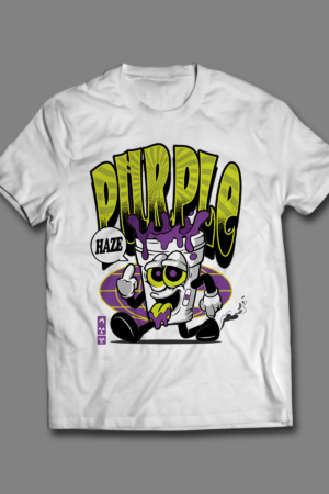 Purple Haze White Tee